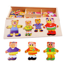 Baby Bear Change Clothes Puzzle