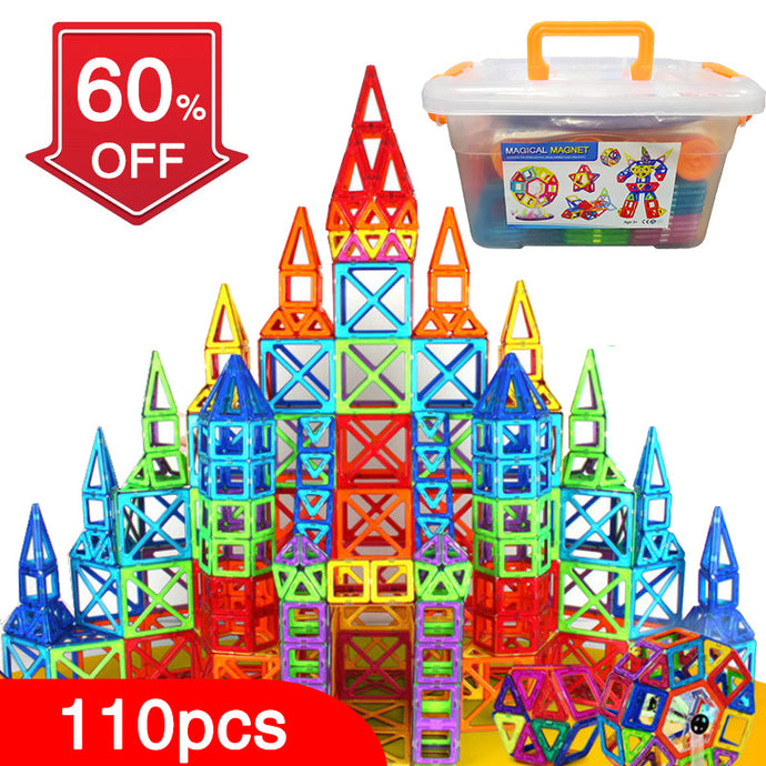 110pcs Magnetic Blocks